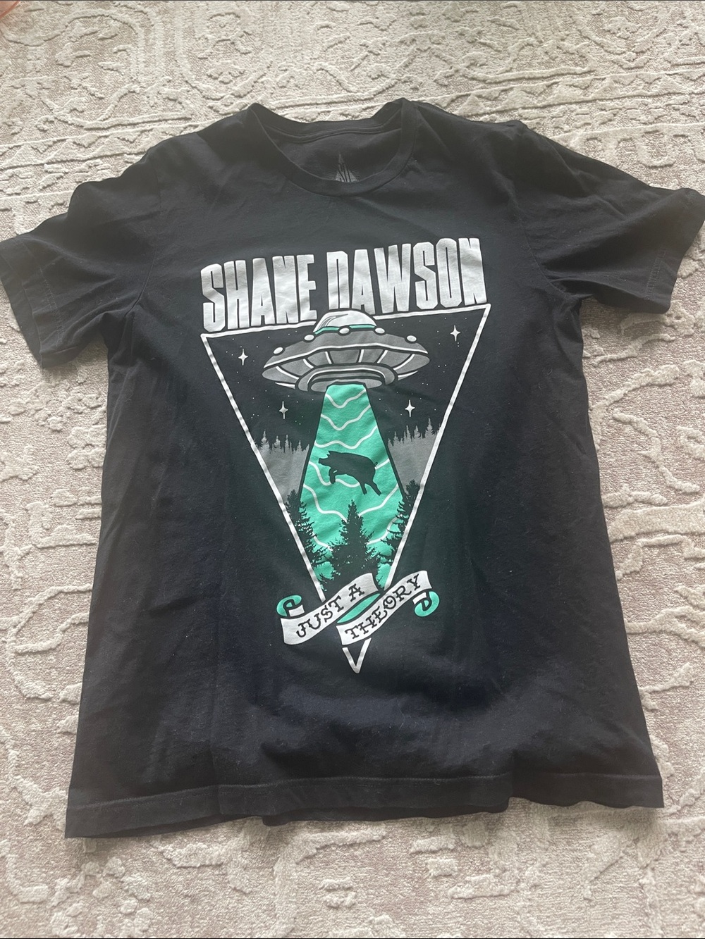 Shane Dawson Just A Theory Black Alien Abduction Graphic Tee